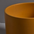 V3551 1970s Gainey Mustard Ceramic Planter 12.6_ 7.jpg