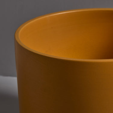 V3551 1970s Gainey Mustard Ceramic Planter 12.6_ 7.jpg