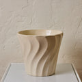 V3506 Midcentury White Glazed ceramic bauer planter Two Enlighten - May 21st 2025 - 058 - 