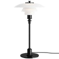 Poul Henningsen PH 2/11 Opal Glass Table Lamp Louis Poulsen Two Enlighten black hero