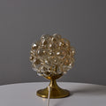 V3544 1960s Helena Tynell Amber Bubble Glass & Brass Table Lamp for Limburg 7.jpg
