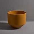 V3552 1970s Gainey Mustard Ceramic Planter 15_ 2.jpg