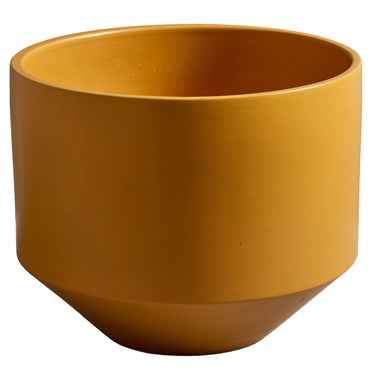 V3552 1970s Gainey Mustard Ceramic Planter 15_ cover.jpg