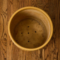 V3510- 1970s Gainey Mustard Ceramic PlanterTwo Enlighten - May 21st 2025 - 162 - Under 3.5