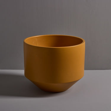 V3552 1970s Gainey Mustard Ceramic Planter 15_ 4.jpg