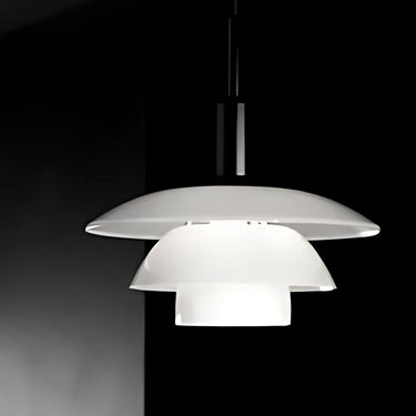 Poul Henningsen PH 3/3 Pendant Lamp for Louis Poulsen Two Enlighten all glass close up