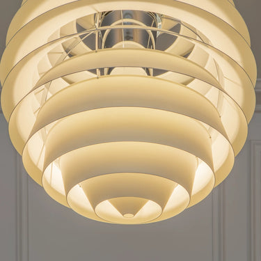 Monumental Poul Henningsen 'PH Louvre' Suspension Lamp for Louis Poulsen Two Enlighten lifestyle detail.jpg