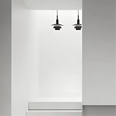 Poul Henningsen PH 3/3 Pendant Lamp for Louis Poulsen Two Enlighten all black lifestyle