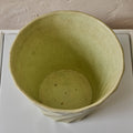 V3505 Midcentury Speckle Glazed Mint ceramic bauer planter Two Enlighten - May 21st 2025 -