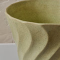 V3505 Midcentury Speckle Glazed Mint ceramic bauer planter Two Enlighten - May 21st 2025 -