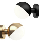 Vilhelm Lauritzen           VL Studio Wall Lamp Brass Black Hero Packshot Louis Poulsen Tw