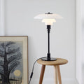 Poul Henningsen 'PH 3/2' Opal Glass Table Lamp for Louis Poulsen Two Enlighten black lifestyle 