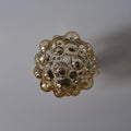 V3544 1960s Helena Tynell Amber Bubble Glass & Brass Table Lamp for Limburg 14.jpg