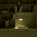 PH 2/1 portable brass table lamp louis poulsen poul henningsen two enlighten lit indoor bookcase