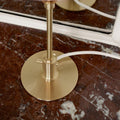 Poul Henningsen PH 2/11 Opal Glass Table Lamp Louis Poulsen Two Enlighten brass base detail 