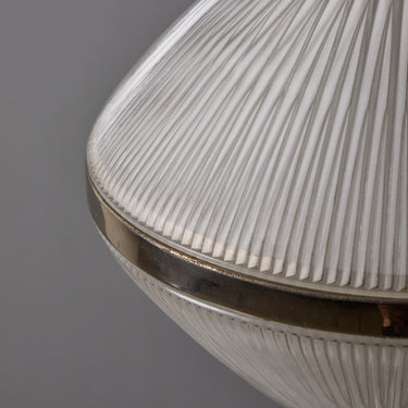 V3539 Large Studio B.B.P.R 'Polinnia' Glass and Chrome Table Lamp c. 1964 for Artemide 17.