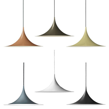 Bonderup & Thorup 'Semi' Pendant in Painted Metal for Gubi.jpg