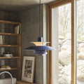 Poul Henningsen 'PH 5' Monochrome Pendant for Louis Poulsen two enlighten dusty indigo lifestyle 