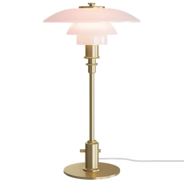 Poul Henningsen PH 2/1 Pale Rose Table Lamp Hero Louis Poulsen Two Enlighten hero