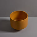 V3551 1970s Gainey Mustard Ceramic Planter 12.6_ 5.jpg