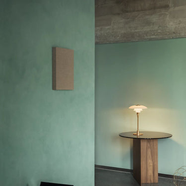 Poul Henningsen 'PH 3/2' Opal Glass Table Lamp for Louis Poulsen Two Enlighten brass lifestyle living room 
