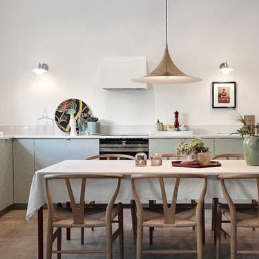 Bonderup & Thorup 'Semi' Brass or Chrome Pendant for Gubi brass lifestyle (2).jpg