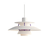 Poul Henningsen 'PH 5' Mini Pendant for Louis Poulsen Two enlighten  monochrome classic white