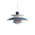 Poul Henningsen 'PH 5' Mini Pendant for Louis Poulsen Two enlighten hues of blue