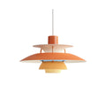 Poul Henningsen 'PH 5' Mini Pendant for Louis Poulsen Two enlighten  hues of orange