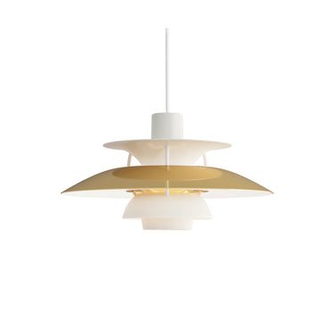 Poul Henningsen 'PH 5' Mini Pendant for Louis Poulsen Two enlighten brass