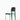 jean prouvé standard Chair with black seat and backrest and green legs on a white background