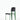 jean prouvé standard Chair with black seat and backrest and green legs on a white background