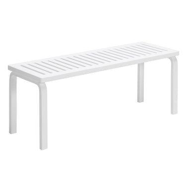 Bench 153A Alvar Aalto Artek Two Enlighten White Lacquer Slatted Top.jpg