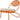 10125874_F3Q_Copacabana Outdoor Lounge Chair_International Orange_Limonta, Leslie Stripe 0
