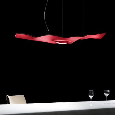 Luce Volante Suspension Ingo Maurer Two Enlighten Red Dining.jpg