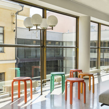 Stool E60 Alvar Aalto Artek Two Enlighten Colors room.jpg