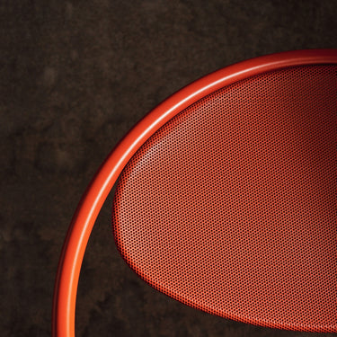 Copacabana Indoor Outdoor Lounge Chair Mathieu Mategot GUBI two enlighten backrest detail.