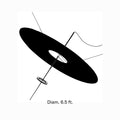 Flying Disc Suspension Lamp Ingo Maurer two enlighten dimensions.jpg