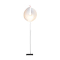 Yoruba Rose Japanese Paper and Stainless Steel Floor Lamp for Ingo Maurer Two Enlighten Pa