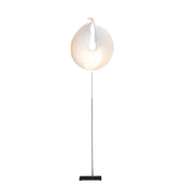 Yoruba Rose Japanese Paper and Stainless Steel Floor Lamp for Ingo Maurer Two Enlighten Pa