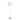 Yoruba Rose Japanese Paper and Stainless Steel Floor Lamp for Ingo Maurer Two Enlighten Pa