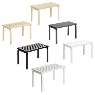 Bench 153B Alvar Aalto Artek Slatted and Solid Top Two Enlighten Pack Shot.jpg