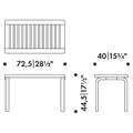 Bench 153B Alvar Aalto Artek Slatted Top Two Enlighten Dimensions.jpg
