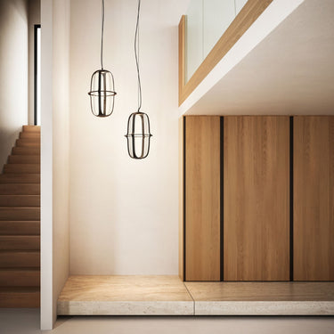 'Kooi' Glass and Die-Cast Aluminum Suspension Lamp for KDLN Two Enlighten.jpg