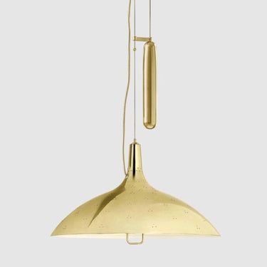 Paavo Tynell 'A1965' Brass and Glass Counterweight Pendant for GUBI