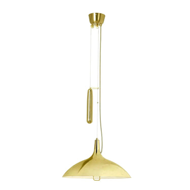 Paavo Tynell 'A1965' Brass and Glass Counterweight Pendant for GUBI