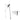 Technical drawing of a black outdoor pathway light with metric dimensions on a white background