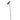 Black AJ Garden pathway outdoor light with a minimalist design on a white background
