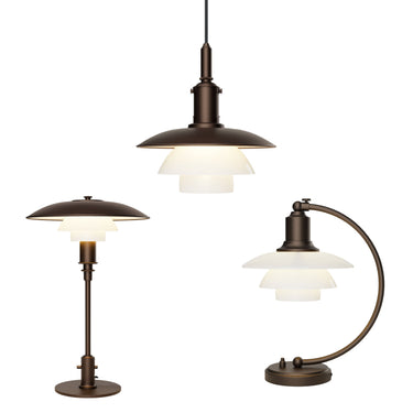 Special Edition Poul Henningsen Aged Brass Collection for Louis Poulsen