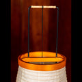 bamboo detail on akari 14A floor lamp